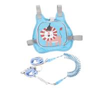 Yardwe Child Leash Backpack and Toddler Safety Harness with Reflective Spring Leash, 1.5m Anti-Lost Strap for Boys and Girls Aged 2 to 12, Blue Lion Design for Outdoor Walking