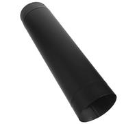 Yardwe Chimney Extension Pipe with Easy Maintenance and Secure Connection 125mm Stainless Steel Heat-Resistant Single Wall Flue Tube for Stove and Pellet Stove for Home Venting