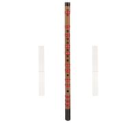 Yardwe Chinese Bamboo Flute for Students and Music Lovers with D Key Easy to Learn and Adjust Intonation Traditional Bamboo Flute Simple and Exquisite Appearance for Beginner