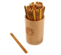 Yardwe Chinese Divination Sticks and Bucket Set with Bamboo Material, Delicate Design for Spiritual Guidance and Rituals, Environmental Optimization and Decision Support Tool, for I-ching