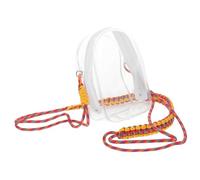 Yardwe Clear Stroller Bag Doll Carrying Case Woven Strap for Toy Storage Bags and Keychain Display for Dolls and Toys on The Go