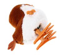 Yardwe Clockwork Jumping Sparrow Plush Animal Model for Bright Colors Hand Eye Coordination for Easter Birthday Party Favors and Interactive Play