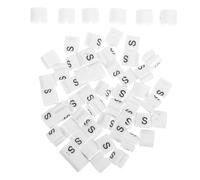Yardwe Clothes Hanger Marker and Garment Organization White 50pcs for Size Coding Space Saving Support for Shoes and Clothing in Retail Or Home Use