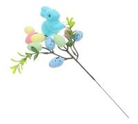 Yardwe Colorful Easter Egg Picks Foam Easter Egg Branches Lightweight Versatile Decoration Festive Touch Spring Festive Celebrations and Vase Fillers