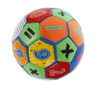 Yardwe Colorful Educational Soccer Ball for Inflatable Numbers Football for Early Learning Safe Indoor Play for Engaging Math Shape Learning Exercise Ball