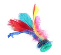 Yardwe Colorful Plume Kick Shuttlecock for Foot Sports Outdoor Fun Exercise for Adults Boost Coordination Motor Skills Lightweight Portable