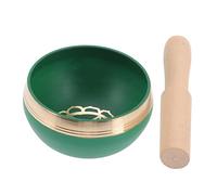 Yardwe Colorful Sound Bowl Meditation Music Therapy Bowl with Rod for Stress Relief and Mindfulness Practice for Yoga and Meditation Sessions