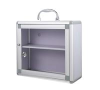 Yardwe Convenient Locking Box Wall-Mounted Medicine Case Professional Lockable Storage Containers for Home Use