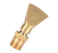 Yardwe Copper Fan-Shape Fountain Nozzle with 4 Points Inner Wire and 6 Points Outer Wire, Flexible Installation and Convenient Debugging, for Garden Yard Water Sprinklers and Fountain