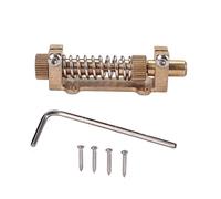 Yardwe Copper Tremolo Stabilizer Kit Metal Back Cavity Mounting Guitar Accessory for Electric Guitars Brown Zero Neutral Position for Improved Sustain and Tuning Stability