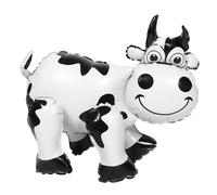 Yardwe Cow Balloons Set Inflatable Cow Costume Farm Animal Decorations for Birthday Wedding Graduation Parties Upright for Fun