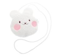 Yardwe Cute Cartoon Plush Crossbody Bag for Lightweight Small Purse with Adorable Bunny Design Soft Fluffy Coin Wallet Portable and Easy to Carry