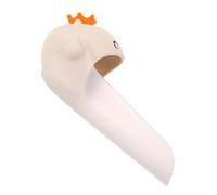 Yardwe Cute Kids Faucet Extender for Bathroom Sink Tiger Shape, Plastic Pp Material, Extended Water Guide for Easy Hand Washing, Bathroom Safety Accessory for Children