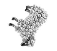 Yardwe Cute Sheep Brooch Pin for Women with Faux Pearl and Zinc Alloy Secure Pin Closure Versatile Styling for Shawl Accessories and Fall Knits