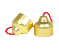 Yardwe Cymbal Bell Handheld Instrument for Boys and Girls Copper-plated Rhythm Prop for Music Learning and Development for Teaching Essential Music Skills and Enhancing Rhythm Sense