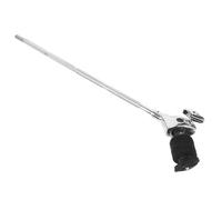 Yardwe Cymbal Boom Arm Adjustable Metal Stand Clamp 360° Rotating Drum Cymbal Holder for Splash Crash Effects Half-Section Mounting Accessory