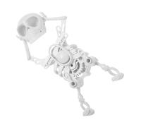 Yardwe Dancing Skeleton Clockwork Lightweight Halloween Decor Funny Decompression Plaything for All Ages Sturdy and Portable Tabletop Ornament