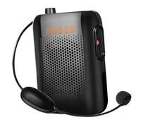 Yardwe Digital Display Teaching Loudspeaker Wireless Voice Amplifier Multifunction Amplifier for Tour Guide Teacher in Classroom