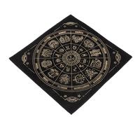 Yardwe Divination Cards Tablecloth Prop for Tarot Cards with Comfortable Suede Fabric and Delicate Pattern, Practical Astrology Mat Suitable for Tarot Fortune-tellers and Enthusiasts