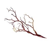 Yardwe DIY Antler Headdress Simulation Coral Branch, Brown Plastic Material, Creative Headwear Stimulating Imagination and Creativity, for Fish Tank Ornament or Fall Decor