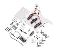 Yardwe DIY Electric Guitar Kit Full Accessories Basswood Body Maple Neck Complete Guitar Building Kits for Beginners