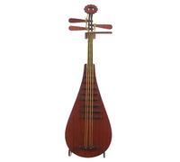 Yardwe Diy Wooden Lute Puzzle for Boy Girl Self-assembling Educational Toy Crafting Model for Learning Birthdays and Holidays
