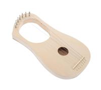 Yardwe Diy Wooden Lyre Harp Kit String Harps for Beginners and Boys and Girls Build Your Own Musical Instrument