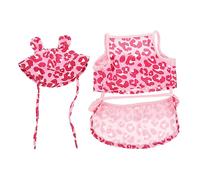 Yardwe Dog Swimsuit for Summer Breathable Puppy Dress with Hat Cute Pet Apparel for Swimming for Bichon Poodle Dog Summer Clothes