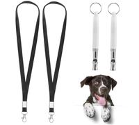 Yardwe Dog Training Whistle Lanyard Portable Sound Trainer for Puppy Stop Barking Whistle for Chihuahua Miniature Pinscher
