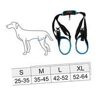 Yardwe Dog Wheel Back Leg Support Leg Brace for Elderly Injured Dogs Walk Straps Soft Comfortable Design Xl