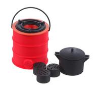 Yardwe Dollhouse Miniature Stove 1:12 Scale Coal Stove Model Perfect for Miniature Decor Toys