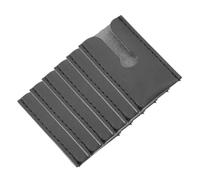 Yardwe Double Edge Razor Head Covers 6pcs Pu Leather Protective Case for Men’s Grooming Travel Shaving Accessories