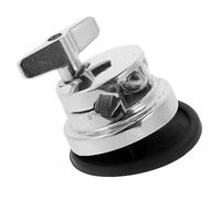 Yardwe Drum Saddle Adjuster Iron Tom Base Floor Leg Holder for Drum Kit Mount Bracket Essential Instrument Parts