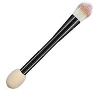 Yardwe Dual Ended Makeup Brush for Powder and Concealer Application with Plastic Handle Time Year Season for Travel and Gifting to Wife or Girlfriend