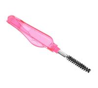 Yardwe Dualhead Foldable Eyelash Mascara Brush with Brow Lamination Comb, Compact Plastic Lash Brush and Eyelash Separator Tool for Precise Makeup Application and Eyebrow Grooming