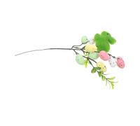 Yardwe Easter Egg Rabbit Decorative Pick Artificial Spray Vine Spring Floral Stems for Home Dec