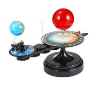 Yardwe Educational Toys Space Themed Stem Solar System Model Kit Sun Earth Moon Orbital Model Astronomical Science Education