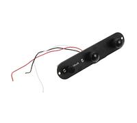 Yardwe Electric Guitar Accessories Black Metal Guitar Circuit Control Plate Potentiometer