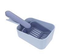 Yardwe Elegant Litter Scoop with Thick Handle Heavy Duty Cat Litter Dustpan Included for Easy Cleanup