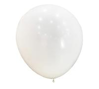 Yardwe Extra Large Latex Balloon Science Balloons for Birthday for Party White