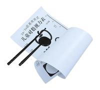 Yardwe Eye Test Poster with Black Rod for Vision Screening Classroom and Wall Use Break-Proof Standard Vision Test Board