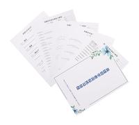 Yardwe Eyelash Extension Training Chart White Paper Lash Practice Kit with Mapping Guide for Personal Learning