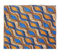 Yardwe Fashion Fabric Strips Polyester Fabric Double-Sided African Style with Geometric Prints Unique Cultural Charm Bulk for Quilting and Crafting for DIY Sewing Projects