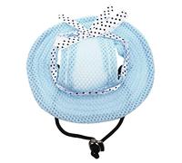 Yardwe Fashionable Pet Baseball Cap for Dogs and Cats Adjustable Summer Sun Protection Hat with Comfortable Ear Holes and Breathable Design for Outdoor Travel and Play
