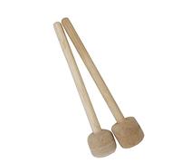 Yardwe Felt Head Mallet Percussion Drum Stick for Stage Performance Creative Design for Music Band Use