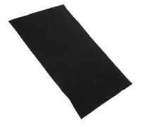 Yardwe Fire Blanket Fire Resistant Mat Lightweight Polyester Protection Against Flames and Heat Black for Outdoor Picnics and Camping