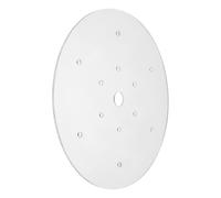 Yardwe Fish Tank Lid Cover 7 Inch Acrylic Aquarium Anti-escaping Lightweight Protective Top Cover for Home and Office Fish Bowls