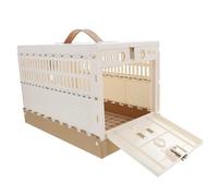Yardwe Foldable Pigeon Cage Compact Pigeon Domestication Carrier with Three Door Design for Training and Transportation Space Saving Resting Nest for Pigeons