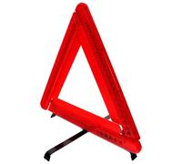 Yardwe Foldable Triangle Warning Sign LED Emergency Light for Road Safety | ABS Build, 3 X Aa Batteries, Red Reflector on Both Sides, Night Use, Stable on Flat Ground