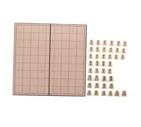 Yardwe Folding Japanese Chessboard Set with Magnetic Portable Travel Board Game for Adults and Cultural Enthusiasts Enhances Strategic Thinking and Cognitive Skills Authentic Japanese